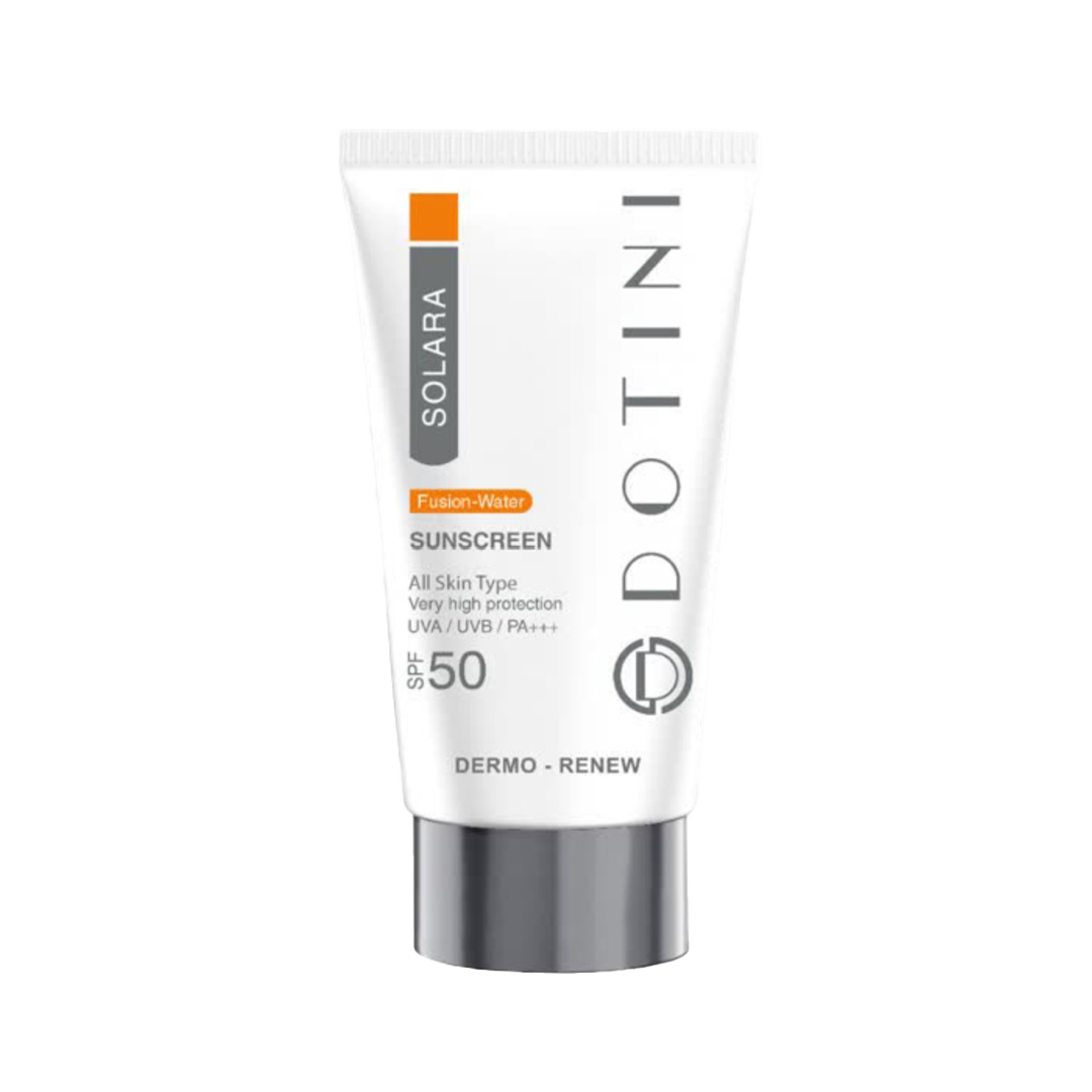 کرم ضد آفتاب فیوژن واتر بی رنگ SPF50 دوتینی
