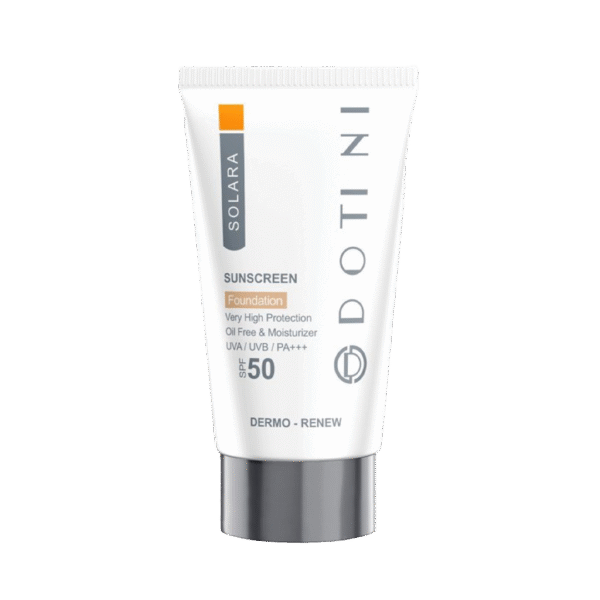 کرم ضد آفتاب رنگی فاقد چربی بژ روشن SPF50 دوتینی 50 میل